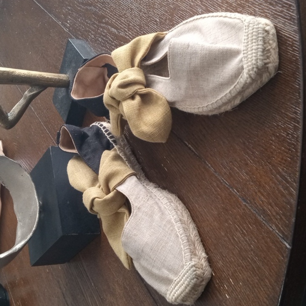 🚨B2G1 CAYTANER Cream Pale Yellow Espadrilles Slip On Sandals